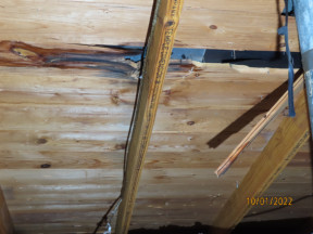 Roof deck damage